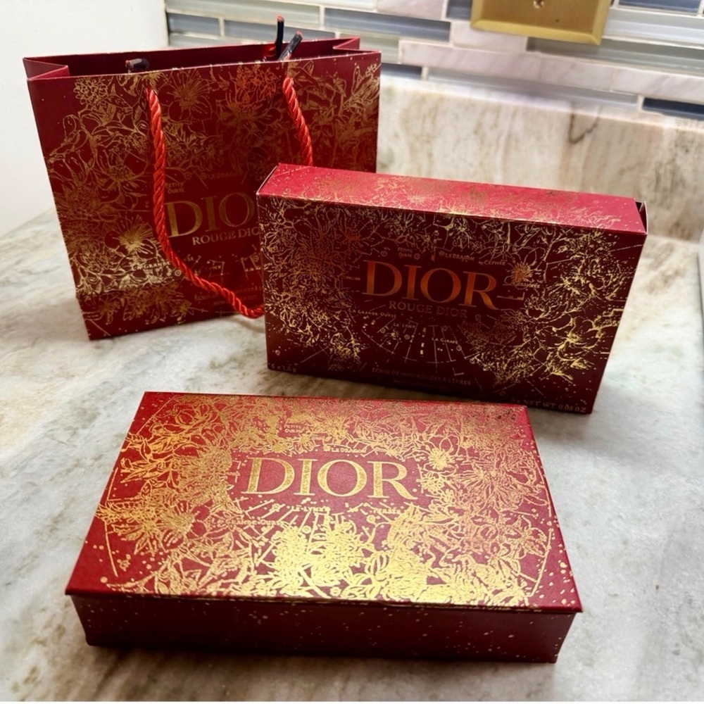 ✨ Christian Dior Rouge Lunar New Year Lipstick Set VIP New Box Full Presentation